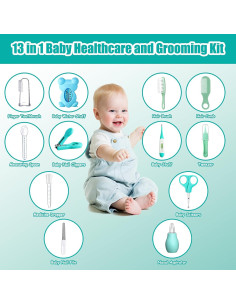 Kit de Cuidado para Bebés UHFi - Cepillo, Peine, Cortauñas y Más 2