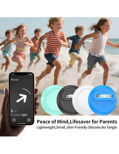 Soporte AirTag para Niños HATALKIN - A Prueba de Agua - 4 Piezas