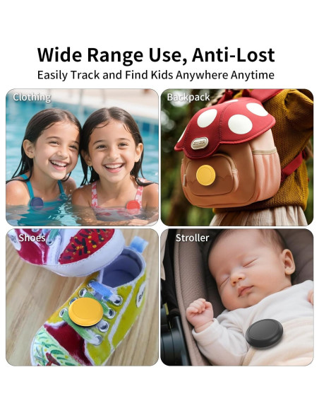 Soporte AirTag para Niños HATALKIN - A Prueba de Agua - 4 Piezas