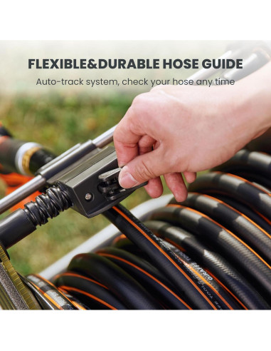 Carro de Carrete de Manguera Giraffe Tools Metal 200 pies