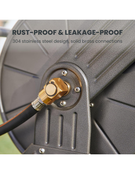 Carro de Carrete de Manguera Giraffe Tools Metal 200 pies