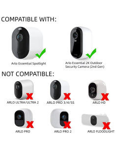 Cargador Solar GENDOING para Cámara Arlo Essential 5W 2