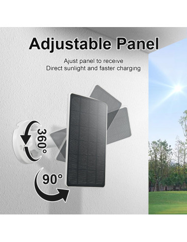 Cargador Solar GENDOING para Cámara Arlo Essential 5W