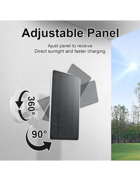 Cargador Solar GENDOING para Cámara Arlo Essential 5W