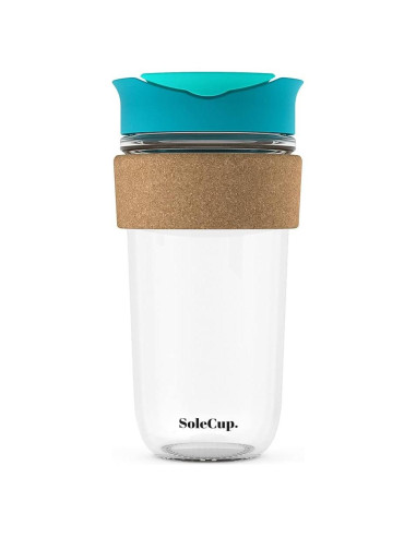 Taza de Viaje Aislada SoleCup 530ml Azul - Libre de BPA