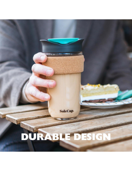 Taza de Viaje Aislada SoleCup 530ml Azul - Libre de BPA