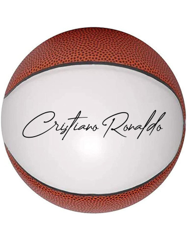 Balón de Baloncesto Mini Ballstars para Autógrafos Blanco