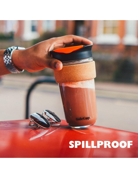 Taza de Viaje Aislada SoleCup 530ml Azul - Libre de BPA