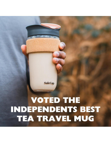 Taza de Viaje Aislada SoleCup 530ml Azul - Libre de BPA