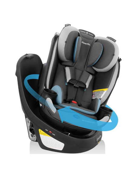 Asiento de Auto Rotacional Evenflo Revolve360 Slim Azul