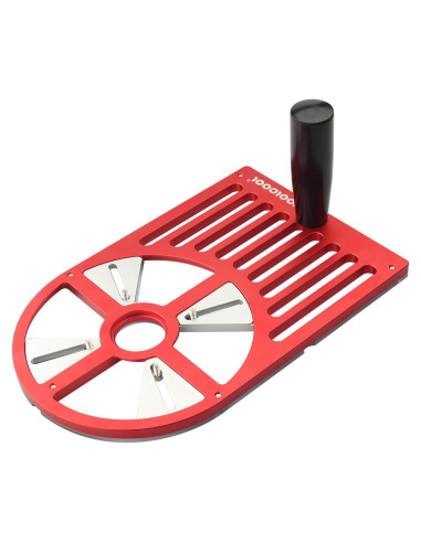 Base de Router Universal Toolcool 24.4x15.7cm Aluminio