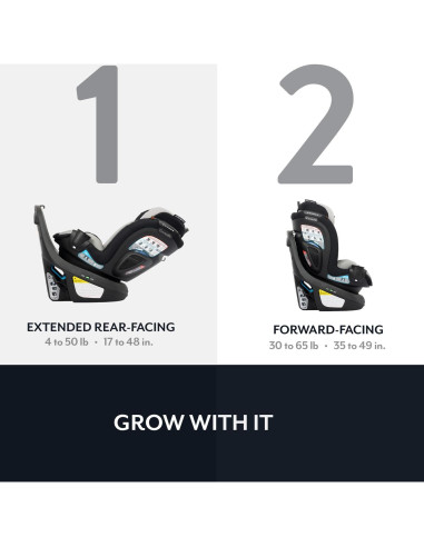 Asiento de Auto Rotacional Evenflo Revolve360 Slim Azul