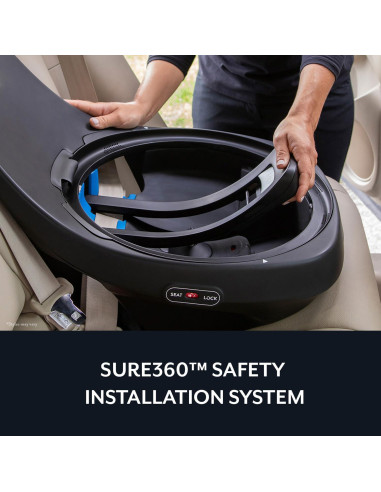 Asiento de Auto Rotacional Evenflo Revolve360 Slim Azul