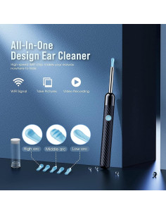 Kit de Limpieza de Oídos LEIPUT X6 con Cámara 1080P HD 2