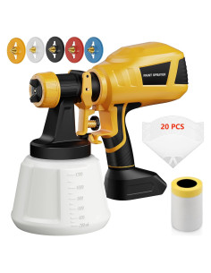 Pulverizador de Pintura Inalámbrico Houselife 1200ml 5 Boquillas