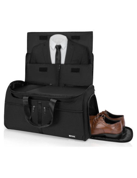 Bolsa de viaje duffle IBVIVIC Reise-Kleidersack negra 2 en 1