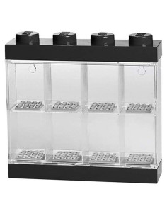 Estuche Exhibición Minifiguras LEGO Room Copenhagen 4 Stud Negro