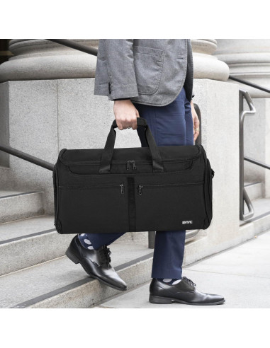 Bolsa de viaje duffle IBVIVIC Reise-Kleidersack negra 2 en 1