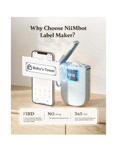 Impresora de Etiquetas Bluetooth NIIMBOT D11 2024 Portátil 300 DPI 2