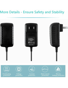 Adaptador de CA Dysead para Zenith DP-260 DVD ZPA-314 2