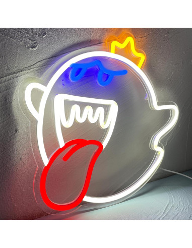 Luz de Neón Rey Boo JOSEBRU 34x32 cm LED Decorativa