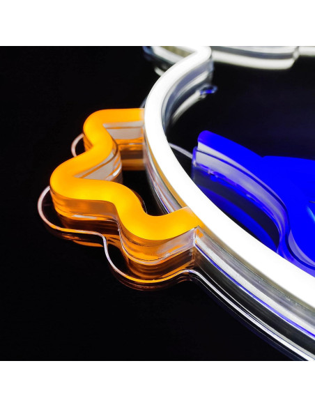 Luz de Neón Rey Boo JOSEBRU 34x32 cm LED Decorativa