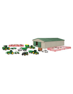 Juguete de Granja TOMY John Deere 70 Piezas Metal Fundido