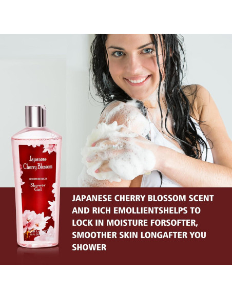 Juego de baño Vital Luxury Flor de Cerezo Japonés 236mL