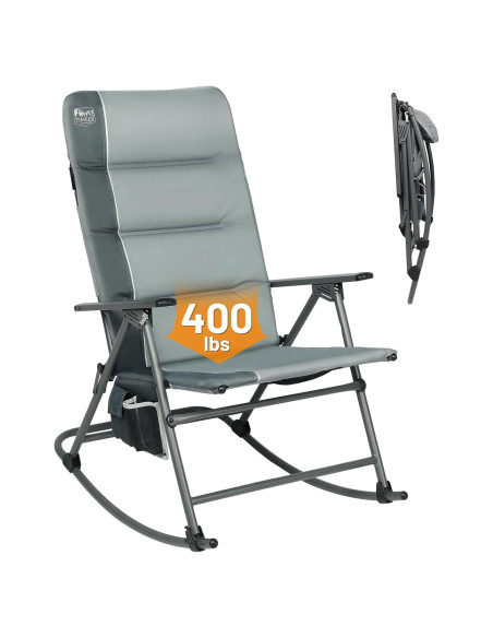 Silla de Camping Plegable Timber Ridge A05-371C-GY Gris