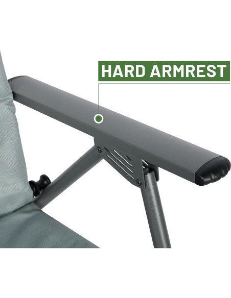 Silla de Camping Plegable Timber Ridge A05-371C-GY Gris