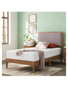 Colchón Twin Dyonery Espuma Viscoelástica 20 cm Gel Té Verde