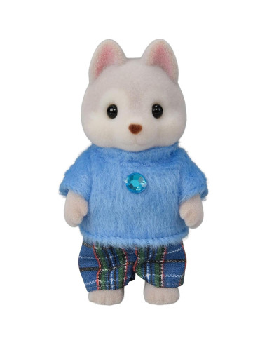 Familia Husky Calico Critters - Set 5 Figuras 3+