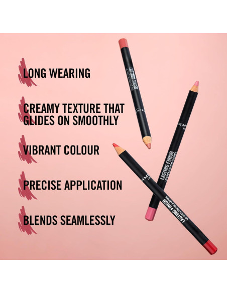 Lápiz de Contorno de Labios Rimmel Lasting Finish 8HR Vino 1.13g