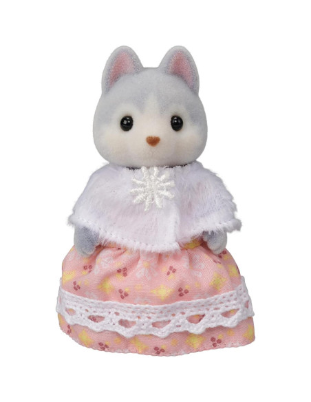 Familia Husky Calico Critters - Set 5 Figuras 3+