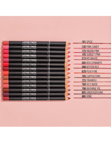 Lápiz de Contorno de Labios Rimmel Lasting Finish 8HR Vino 1.13g