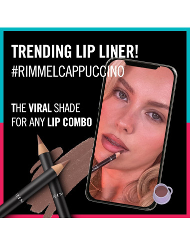 Lápiz de Contorno de Labios Rimmel Lasting Finish 8HR Vino 1.13g