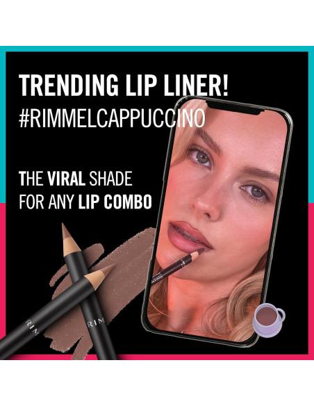 Lápiz de Contorno de Labios Rimmel Lasting Finish 8HR Vino 1.13g