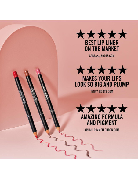 Lápiz de Contorno de Labios Rimmel Lasting Finish 8HR Vino 1.13g