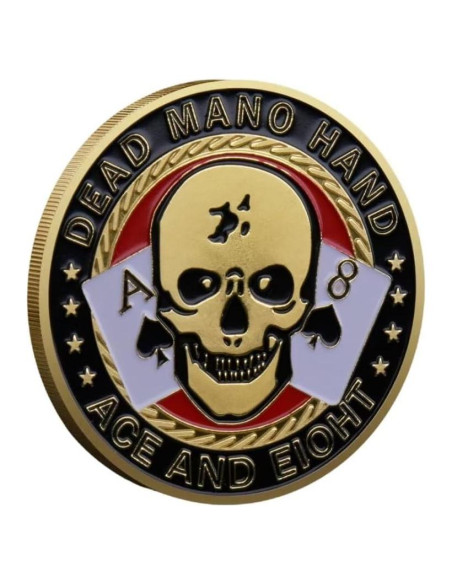 Moneda Coleccionable YIQILAFADA de Póker - 40 mm de Diámetro