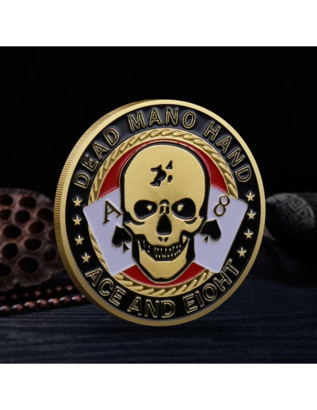 Moneda Coleccionable YIQILAFADA de Póker - 40 mm de Diámetro