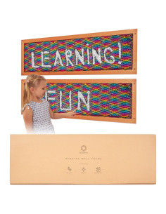 Marco de Pared Sensorial de Lentejuelas Odoxia 30x100cm