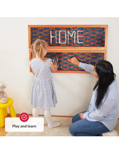 Marco de Pared Sensorial de Lentejuelas Odoxia 30x100cm 2