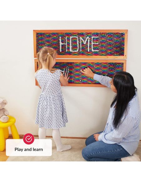 Marco de Pared Sensorial de Lentejuelas Odoxia 30x100cm