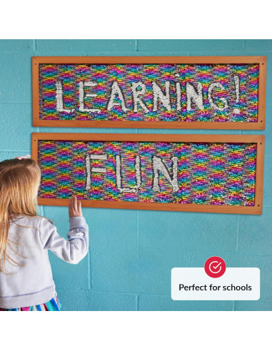 Marco de Pared Sensorial de Lentejuelas Odoxia 30x100cm