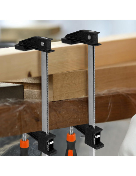 Juego de 6 Abrazaderas de Barra HANSOM 30.48 cm y 15.24 cm