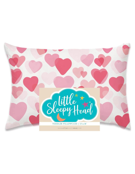 Funda de Almohada Hipoalergénica Little Sleepy Head 33x46 cm Rosa
