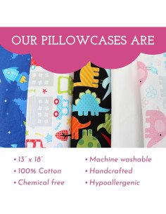 Funda de Almohada Hipoalergénica Little Sleepy Head 33x46 cm Rosa 2