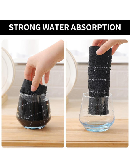 Juego de Toallas de Cocina Homaxy 100% Algodón 8 Piezas