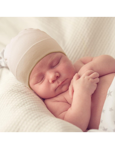 Conjunto de Gorro y Manoplas BQUBO para Bebés 0-6 Meses