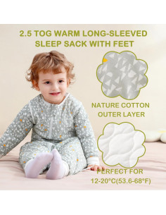 Saco de dormir 2.5 TOG con piernas y mangas desmontables - Algodón 2